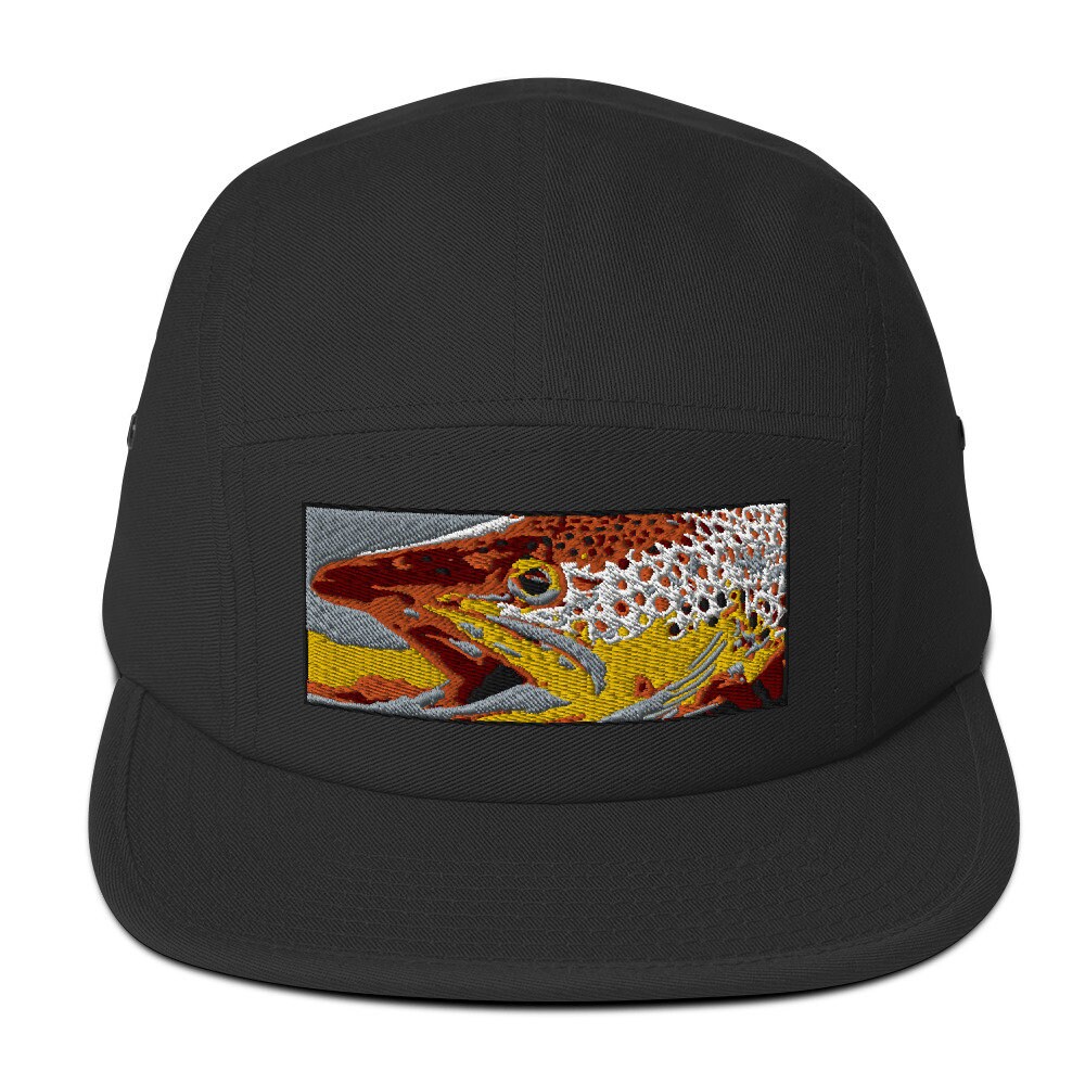 Brown Trout Five Panel Cap | Etsy Ireland