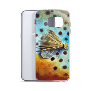 Elk Caddis Brown Trout, Samsung Case image 6