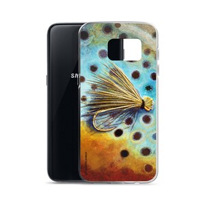 Elk Caddis Brown Trout, Samsung Case image 4