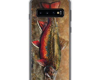 Spawning Male Brook Trout, Illustrated Samsung Case