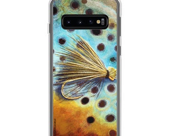 Elk Caddis Brown Trout, Samsung Case