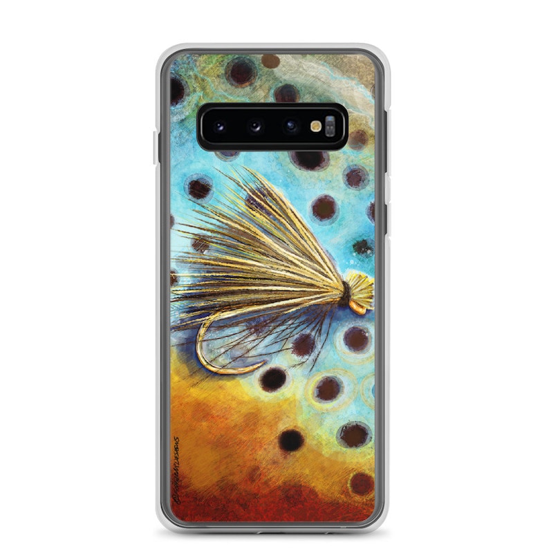 Elk Caddis Brown Trout, Samsung Case image 1