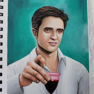 IMPRESSION 20 x 10 po. Edward Cullen crépuscule
