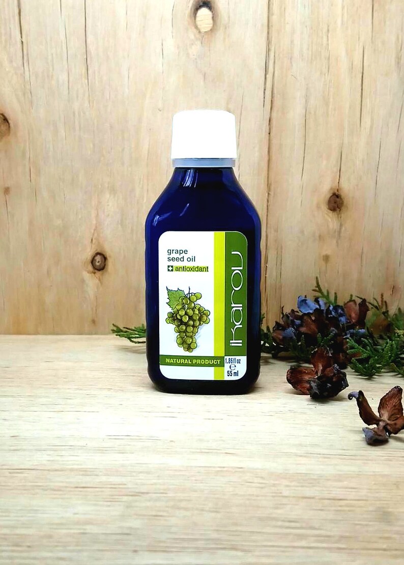 Pure Organic Grape Seed Cold Pressed Oil Antioxidant Anti Etsy
