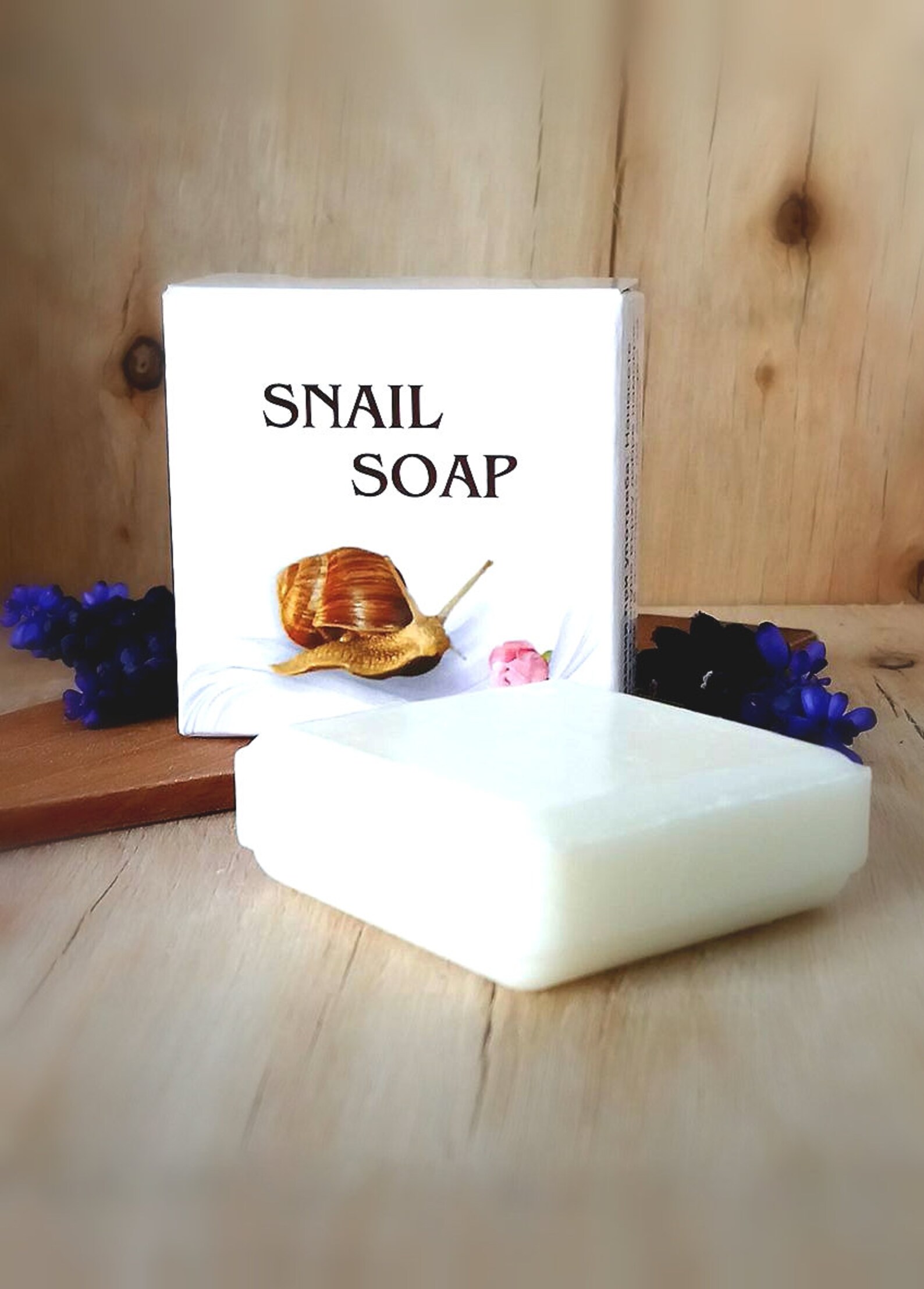 Snail Extract Soap Natural Skin Care Anti Age Anti Acne Etsy