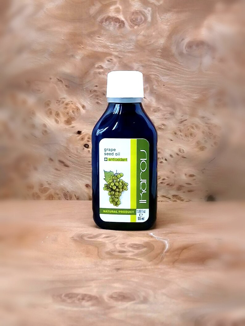 Pure Organic Grape Seed Cold Pressed Oil Antioxidant Anti Etsy