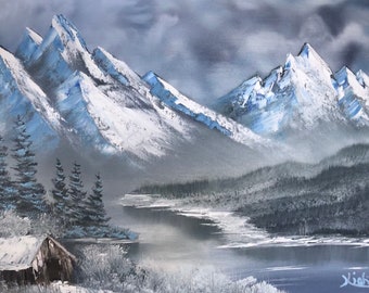 Mountain Ridge Lake- Bob Ross Season 23 Episode 3 - Etsy UK