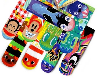 Pals Socks Variety Pack Mismatched Socks Bundle - pick from 5 and 10 collectible pairs of socks!