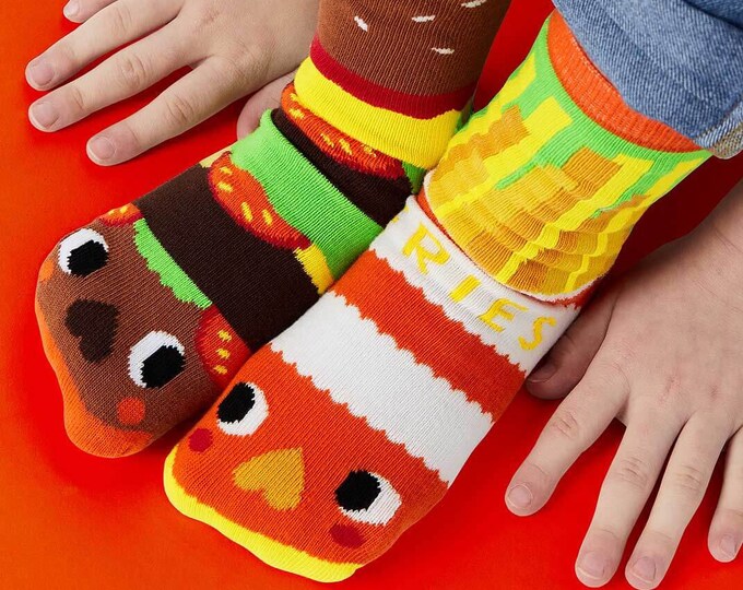 Ice Cream & Donuts Mismatched Kids Socks Fun Socks Crazy Socks Food