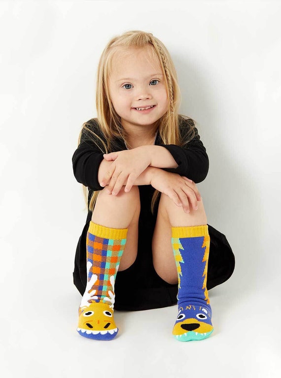 Moose Bear Mismatched Kids Socks Fun Socks Crazy Socks Canada