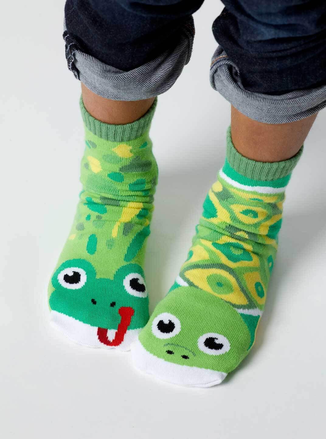 Night Frogs Men's Socks  Fun Novelty Socks for Him - Cute But
