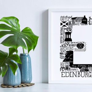 Edinburgh Buchstabe E, Sofort Download