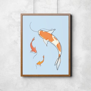 Koi Fische im Teich