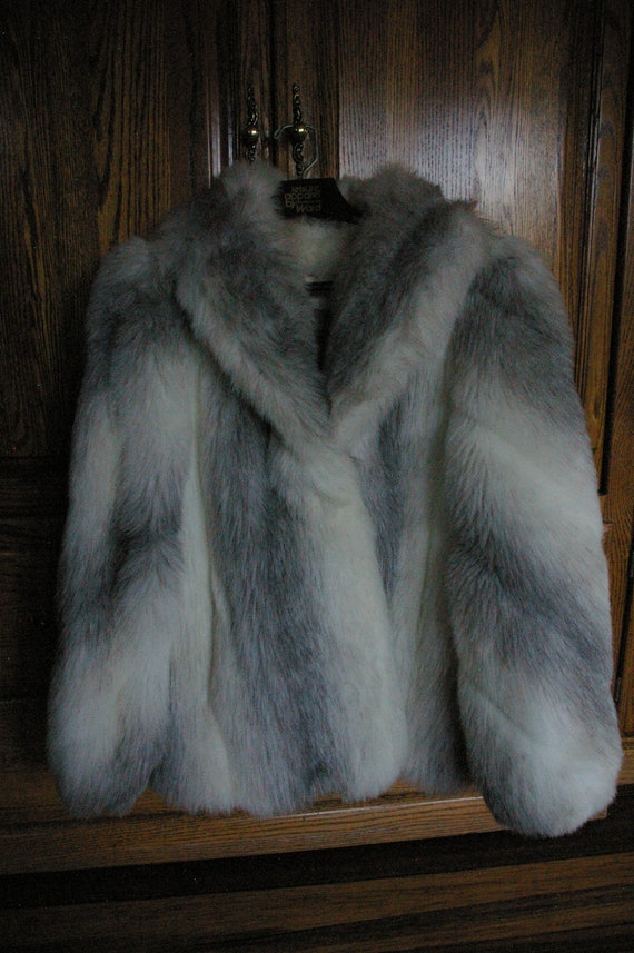 Jordache Faux Fur Jacket, 1980s Jordache, BOHO Fau