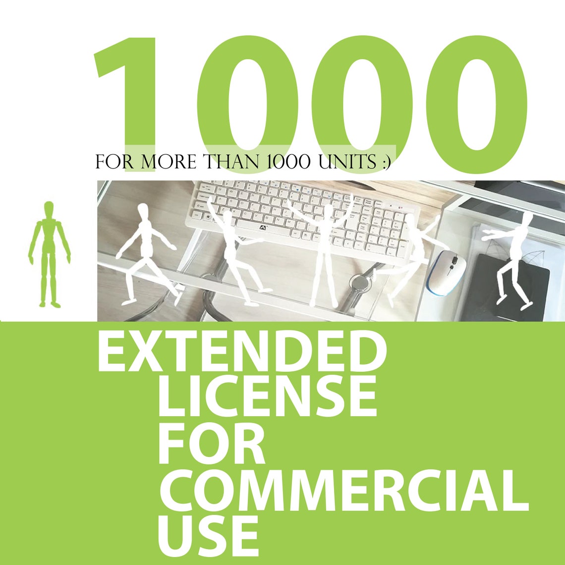Extended Licence for Commercial Use / Only for Using Design for More