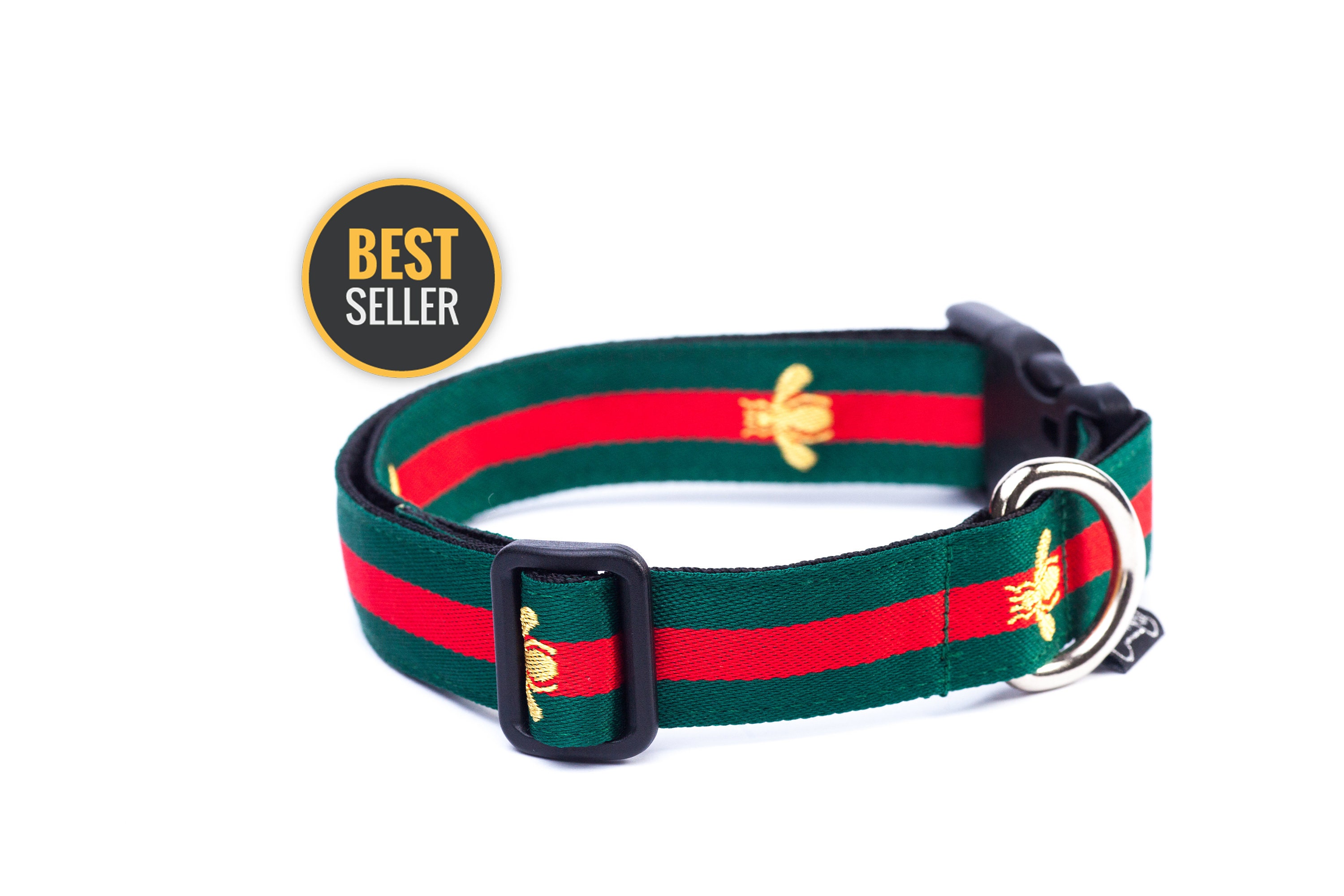 Personalized Dog Collar Engraved Dog Collar Bee Dog Collar Etsy