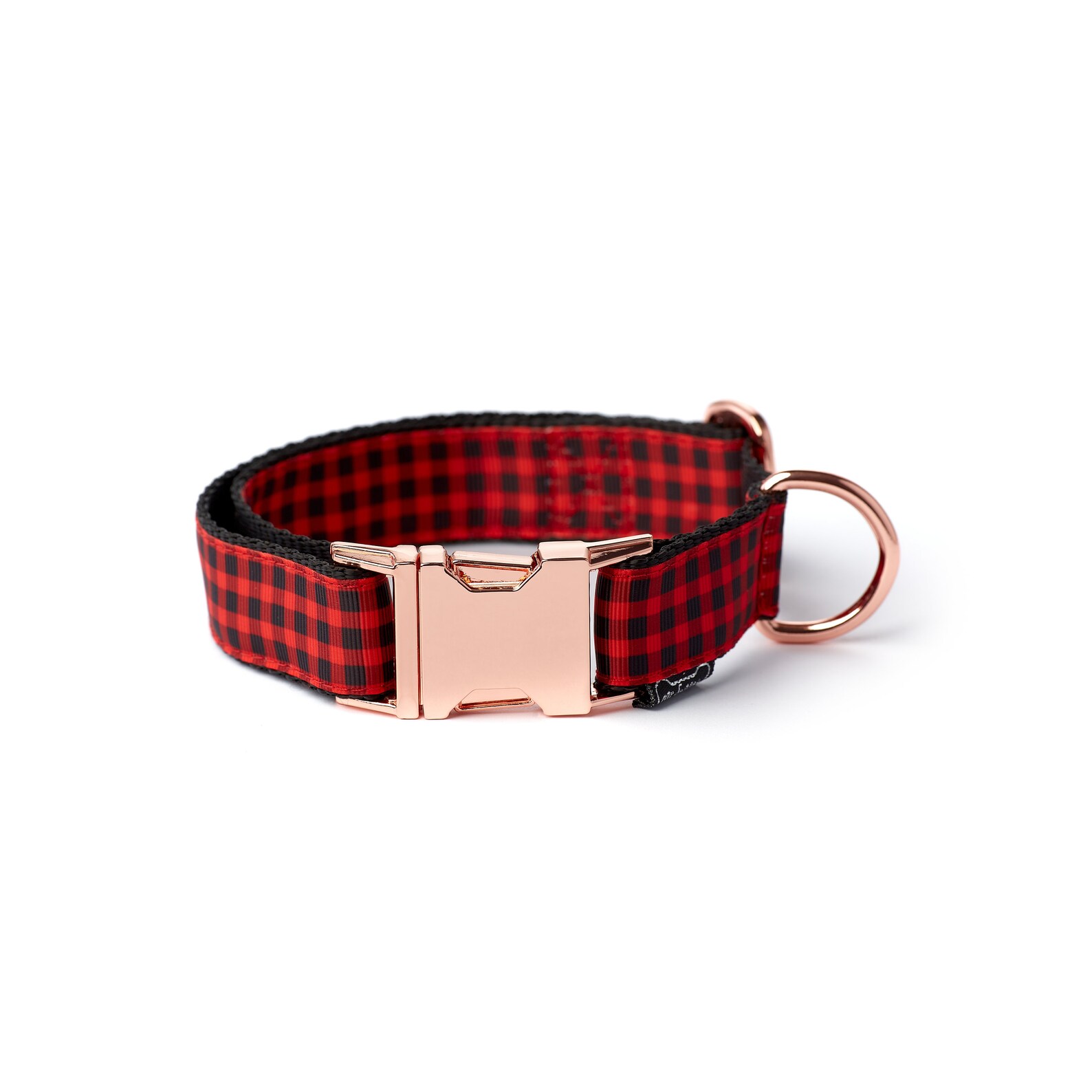 Buffalo Plaid Dog Collar Personalized Dog Collar Engraved Etsy