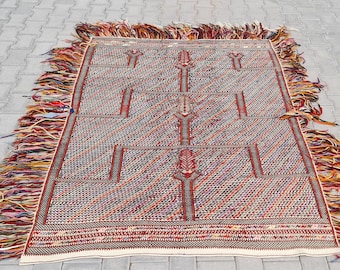 Anatolian Turkish Rug Vintage Carpet 6/'2x3/'4 ft Oushak Rug Area Rug Traditional Rug Bohemian Rug Teppich Handmade Rug Colorful Rug