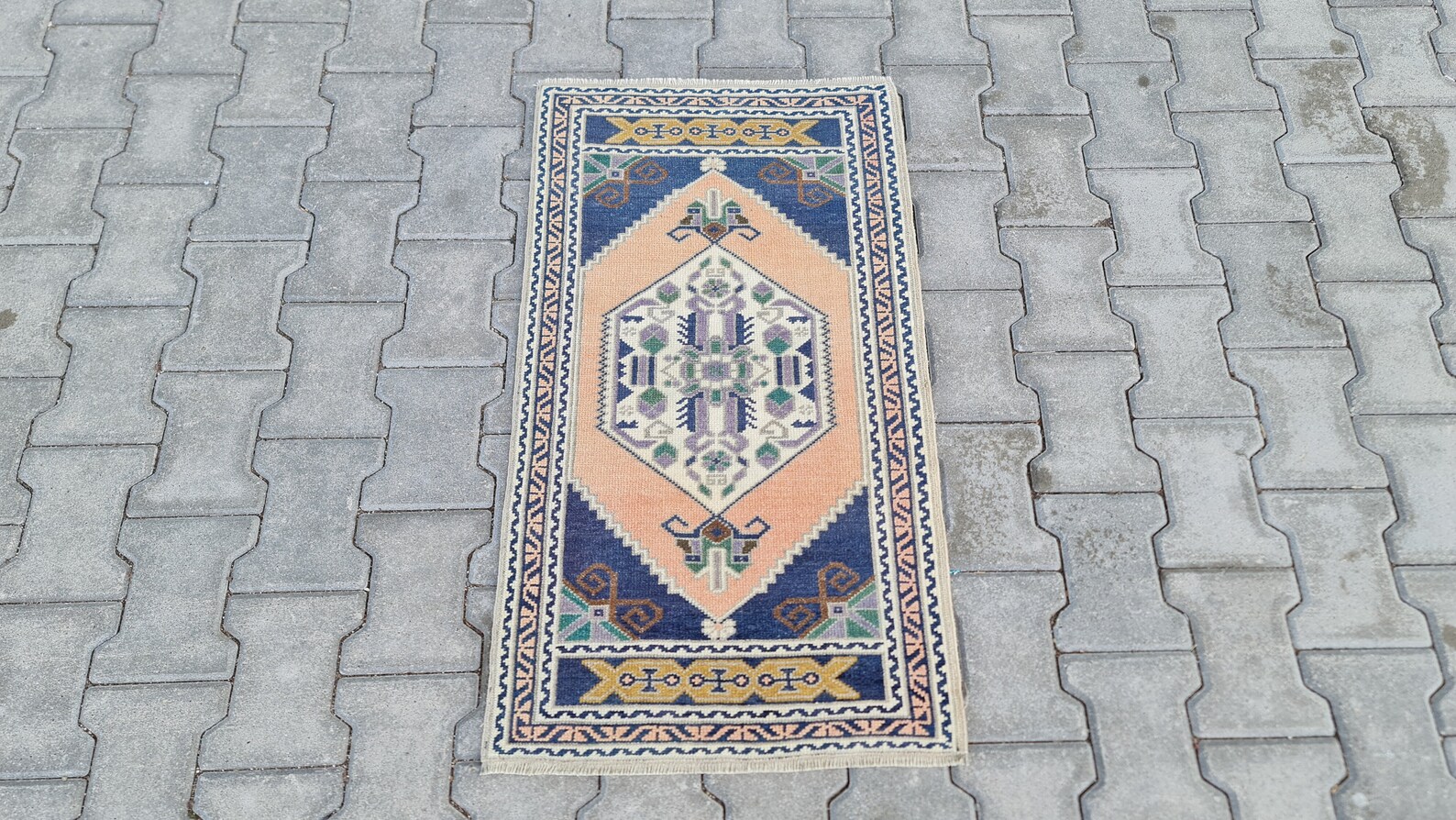 Bath mat rug Wool small kilims Rug carpet small Etsy