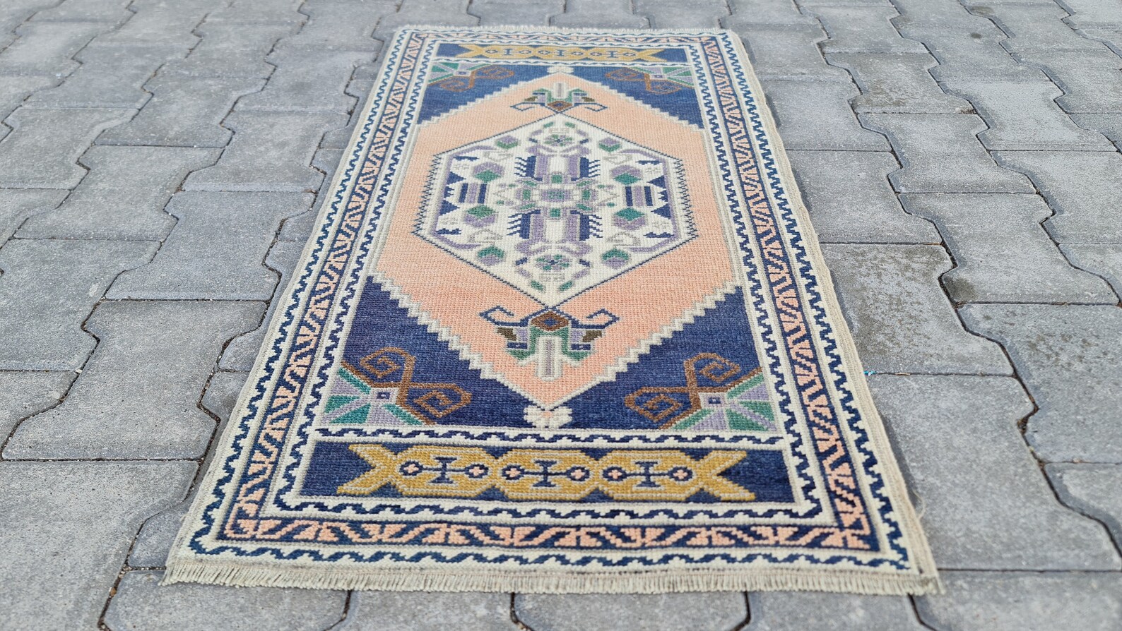 Bath mat rug Wool small kilims Rug carpet small Etsy