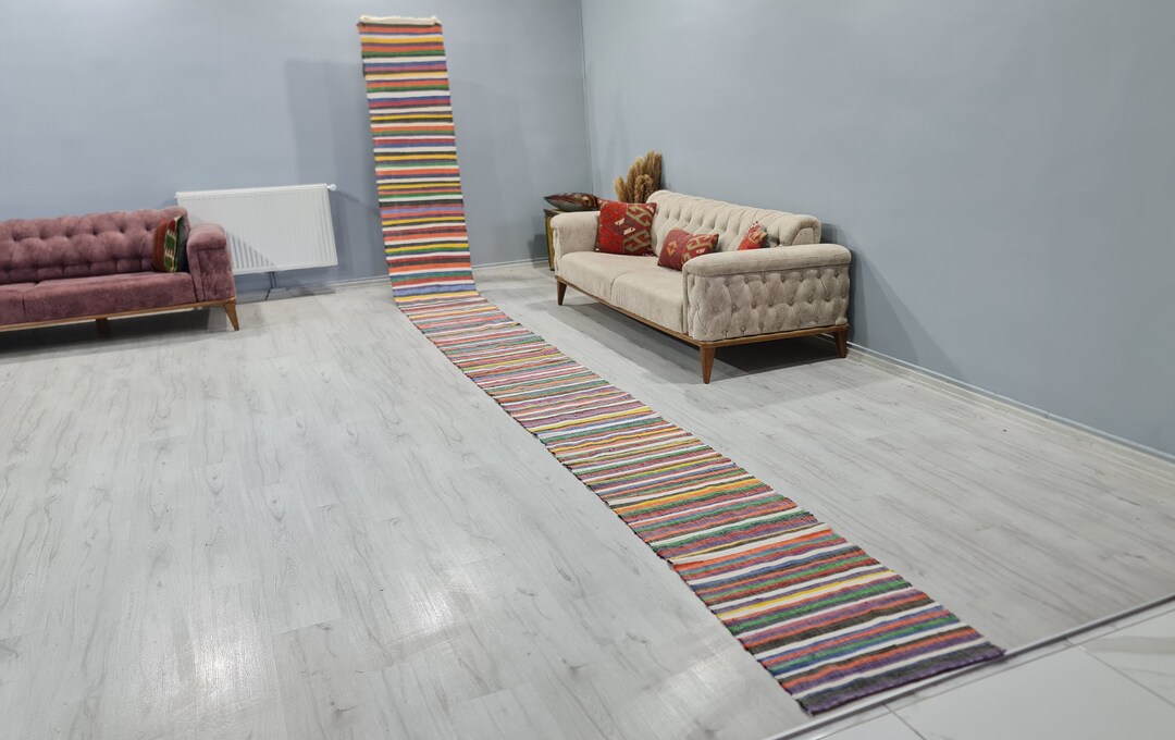 Extra Large Runner, Kitchen Rug, Oversized Rug, Longest Rug, Vintage