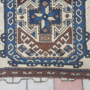 Square Rug, Square Small Rug, Oushak Rug, Vintage Rug, Turkish Rug ...