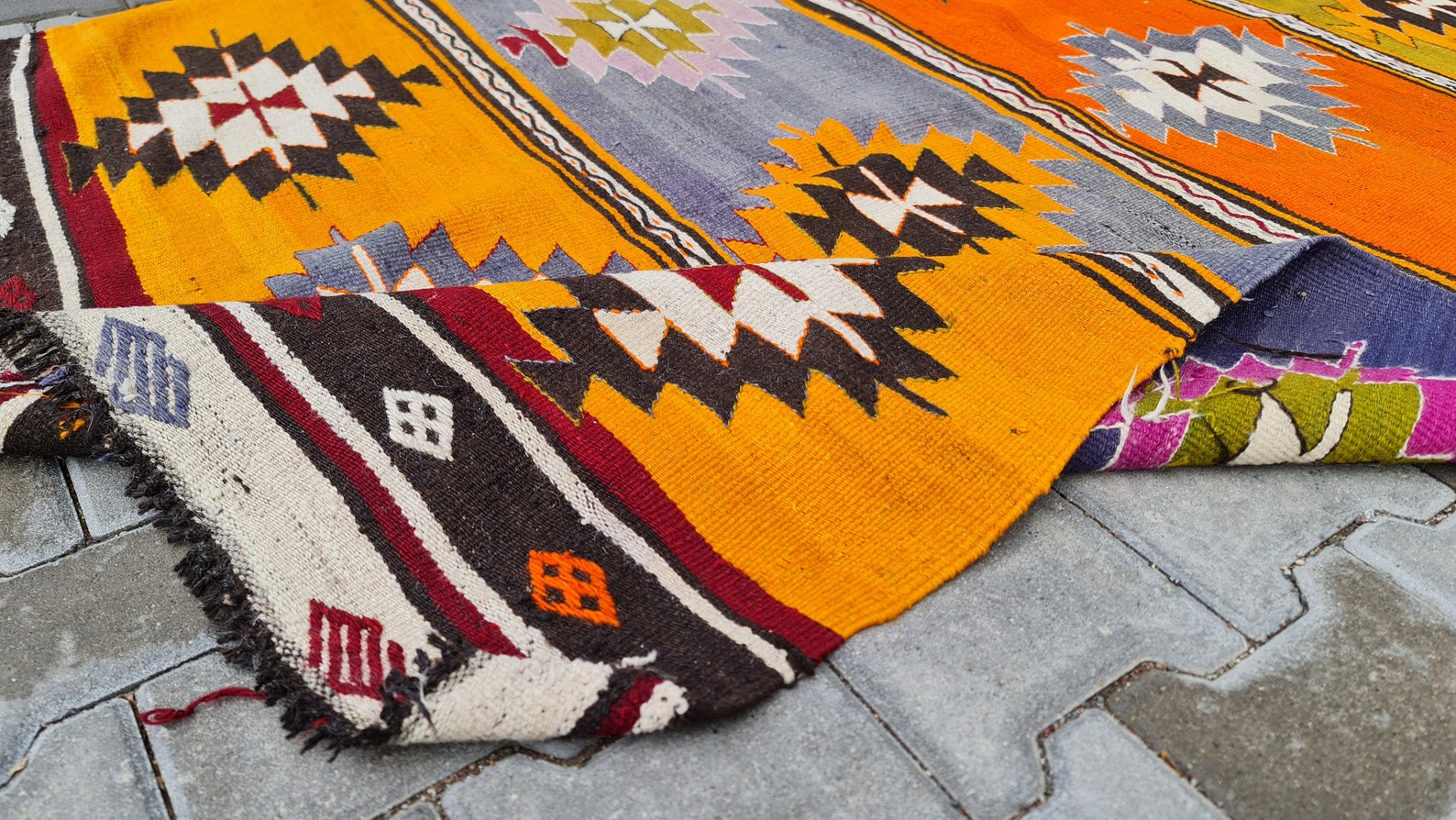 Ethnic Rug Area Wool Rug Oriental Rug Eclectic Rug Design Etsy UK