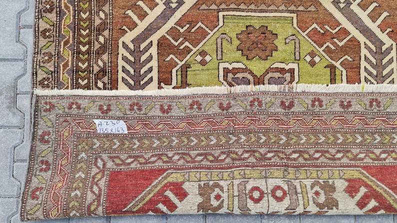 Anatolian Rug decor rug turkish Rug Eclectic Rug living room Rug 4/'4/'/' ft x 4/'6/'/' ft Design Rug Boho Rug Area wool Rug Ethnic Rug
