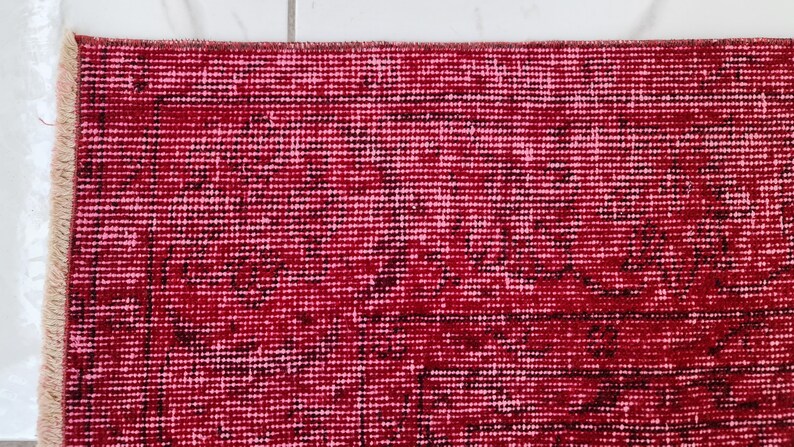 Eclectic Rug Kitchen rug living room Rug Runner rug Design Rug Boho Rug Anatolian Rug Red Stair Rug 2/'9/'/' ft x 8/'6/'/' ft turkish Rug