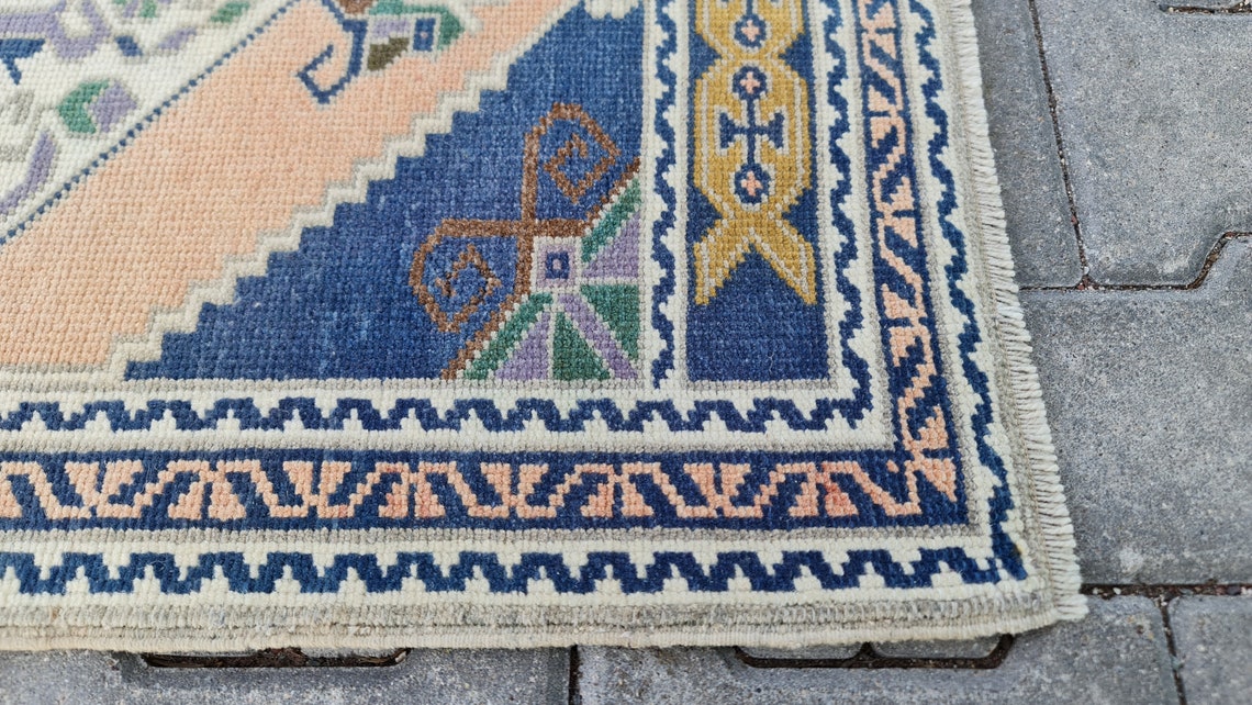 Bath mat rug Wool small kilims Rug carpet small Etsy