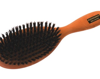 Haarbürste Birne Holzbürste Naturborsten Wildschweinborsten 7cm*23cm