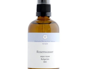 14,99EUR/100ml Rosenwasser bio Rosenhydrolat ohne Alkohol und Konservierungsstoffe Rose Water organic Wadi 100ml