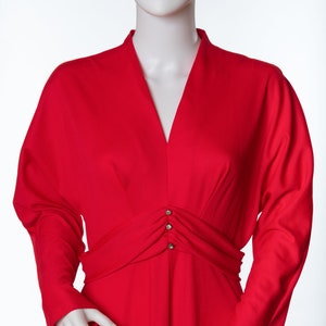 Vintage Floor Length Red Gown