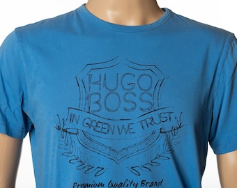Hugo Boss Green Trust T-shirt - Etsy