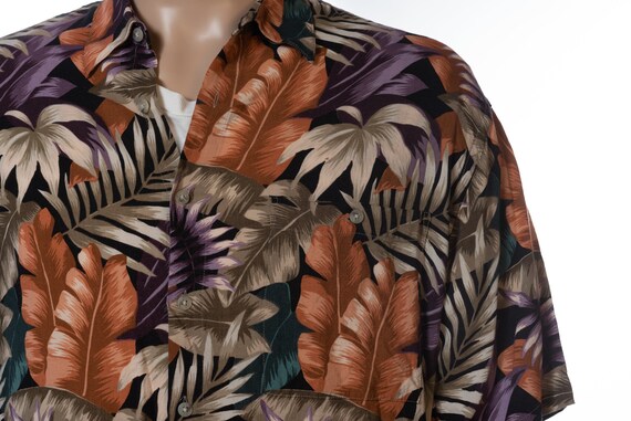 Vintage Pierre Cardin Hawaiian Print Button Down … - image 3