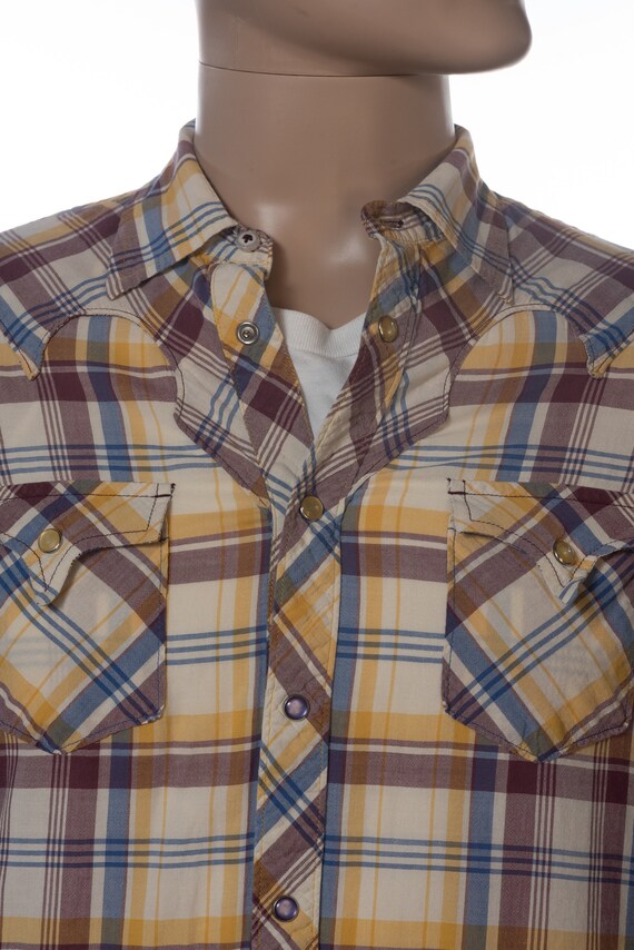 Diesel Western Style Snap Front Shirt - image 2