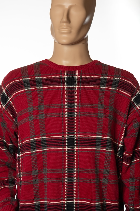 Vintage Nautica Plaid Sweater