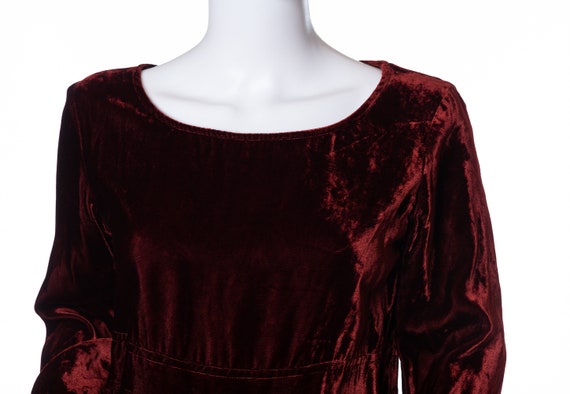 Hugo Buscati Velvet Babydoll Dress - image 4