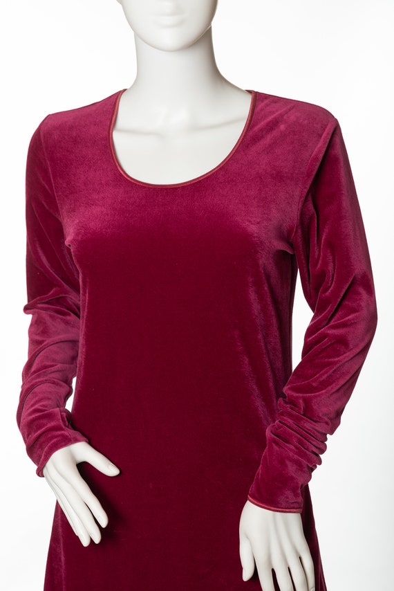 Vintage Sostanza Contemporary Apparel Raspberry V… - image 2