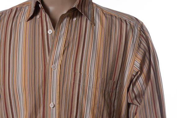 Bugatchi Uomo Striped Button Down Shirt - image 3