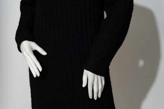 Vintage Pacific Classic Black Sweater Dress - image 5