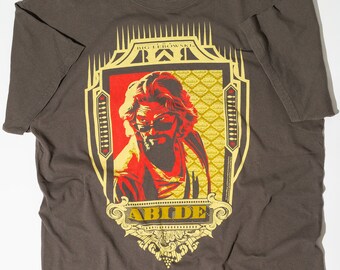 Vintage The Big Lebowski The Dude Abides T-Shirt