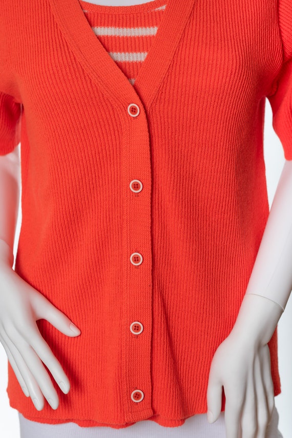 Vintage Angelli Knitting Mills Sweater Set One Pi… - image 3