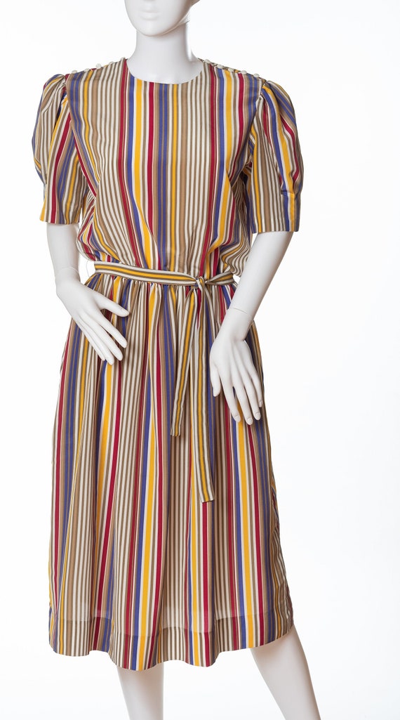 Vintage Executive Dress by Albert Nipon Multicolored Stripped - Etsy  Australia