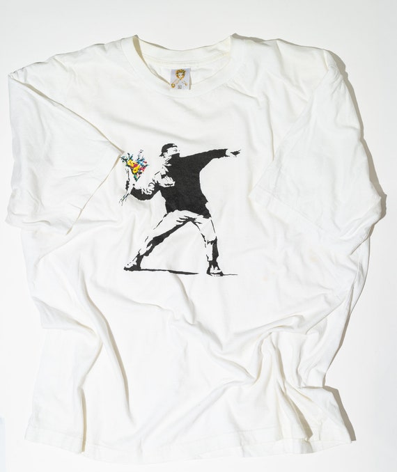 Vintage Banksy T-shirt - Etsy