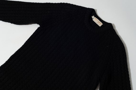 Vintage Pacific Classic Black Sweater Dress - image 3