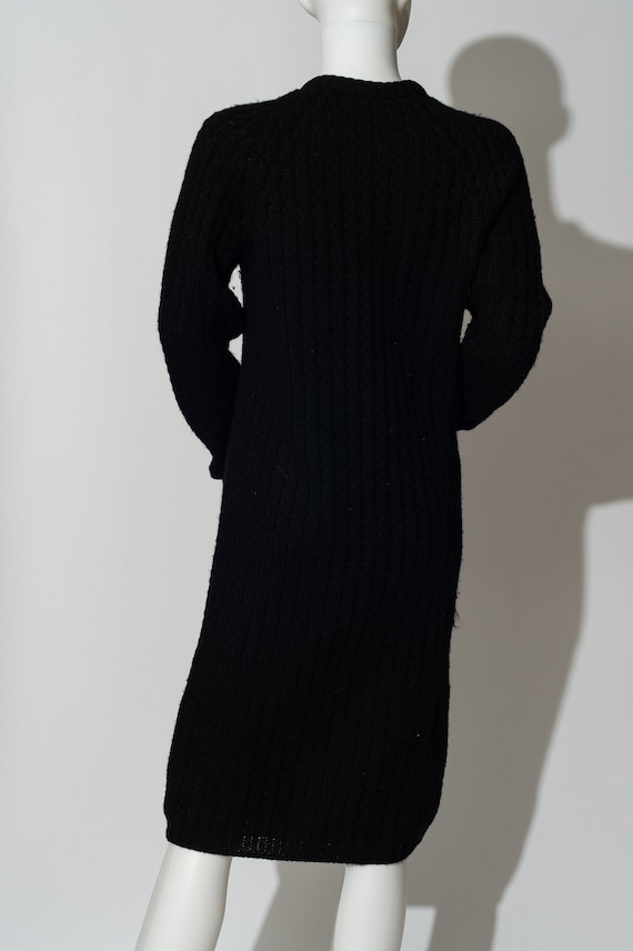 Vintage Pacific Classic Black Sweater Dress - image 8