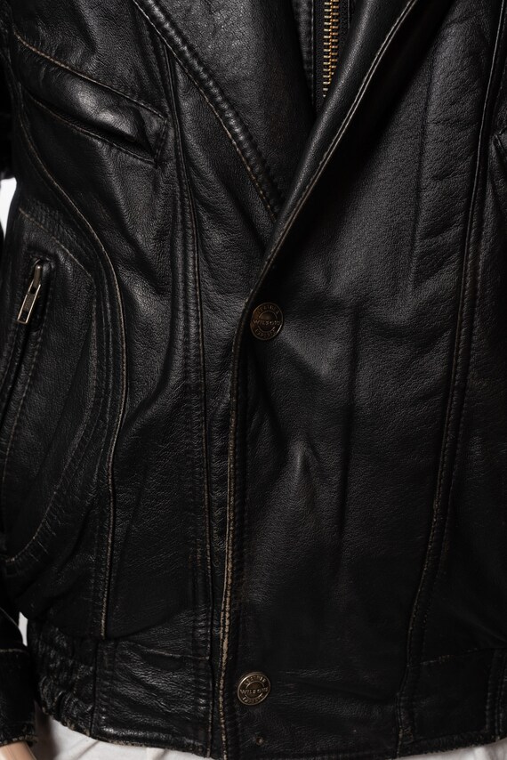 Amazing Vintage Wilson Leather Biker Jacket - image 3