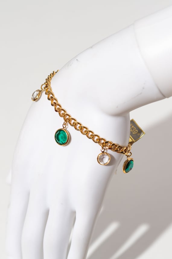 Vintage Monet Austrian Crystal Bracelet