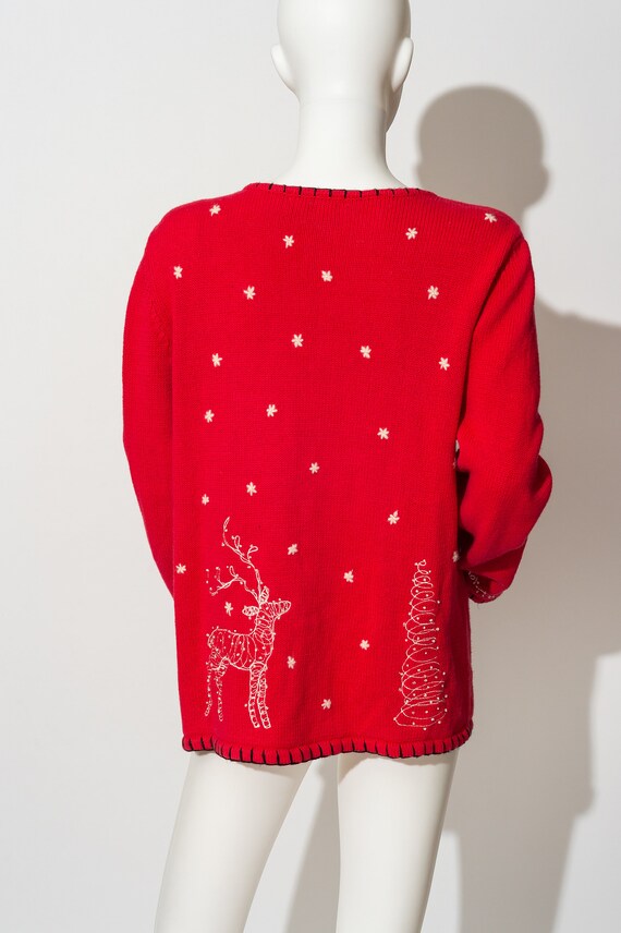 Vintage Christmas Sweater by Coldwater Creek Ugly… - image 9